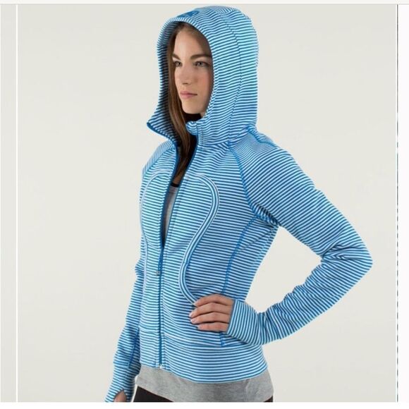 Lululemon Striped Scuba Hoodie Jacket - Picture 1 of 9